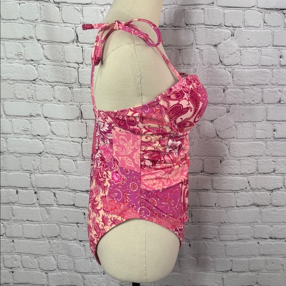 Cupshe x JJD Island Fresco Paisley One-Piece Swimsuit Large L NEW - Picture 6 of 15